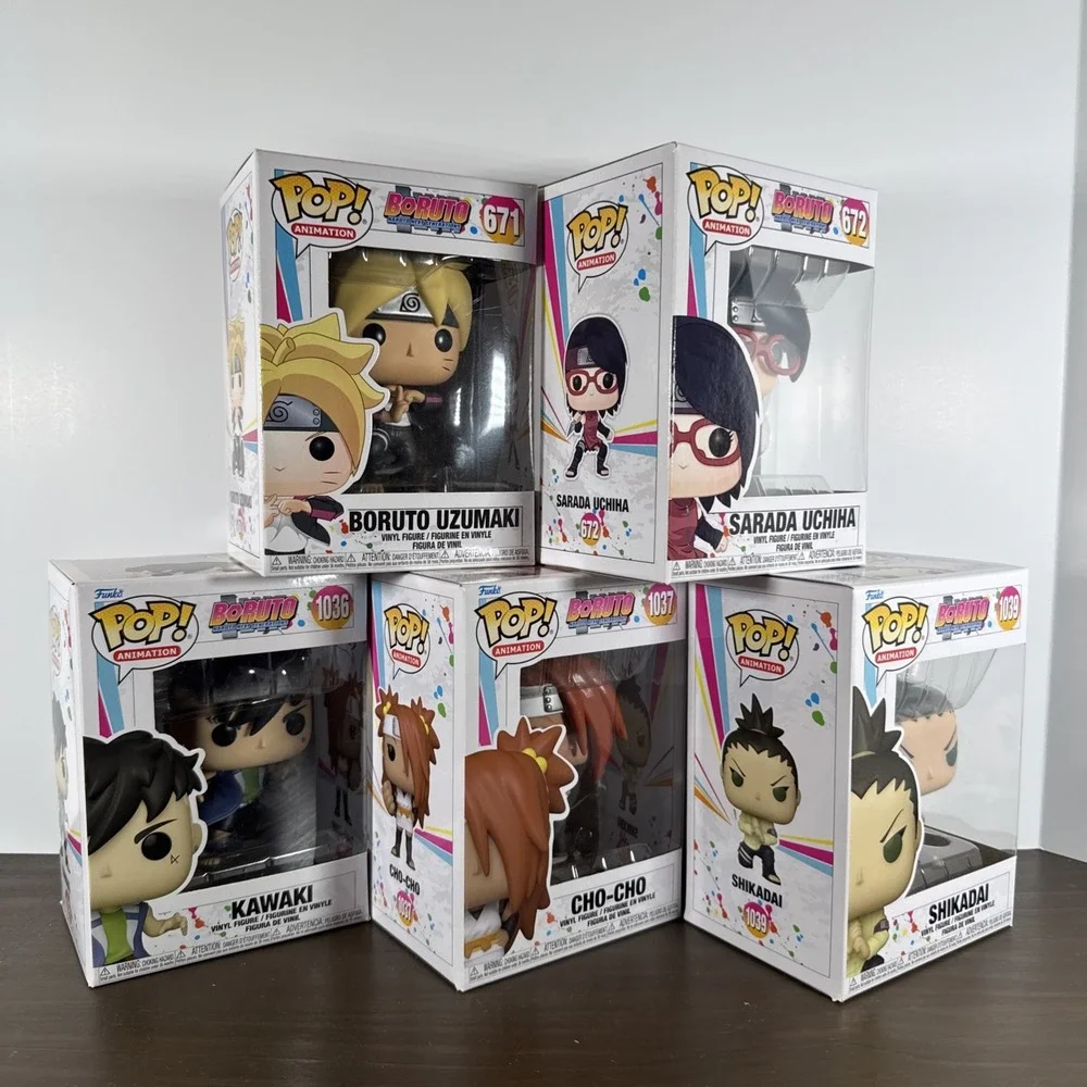 Funko Pop! Boruto Naruto Next Generations Lot 671 672 1036 1037 1039 Figures